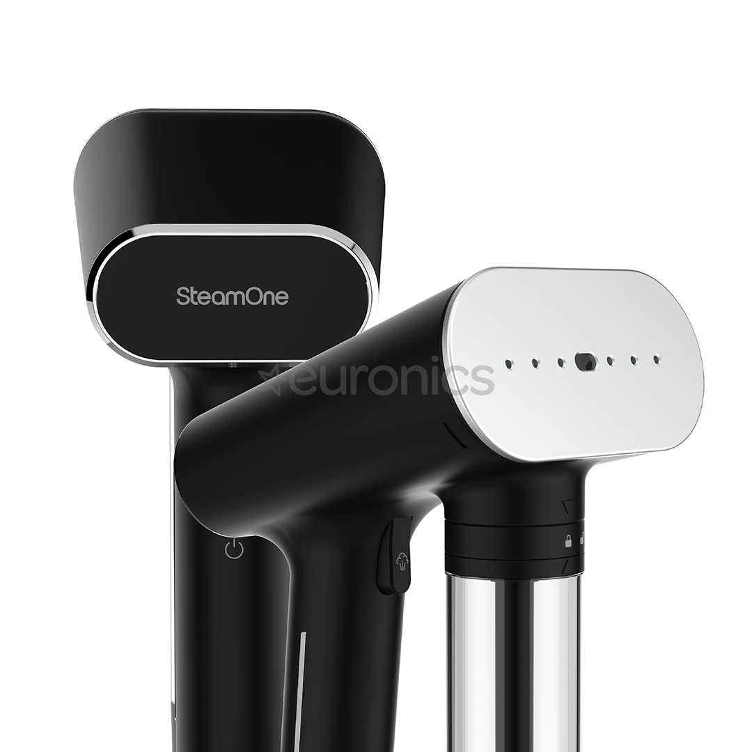 SteamOne Karl 2, 2000 W, melna - Rokas apģērbu tvaicētājs