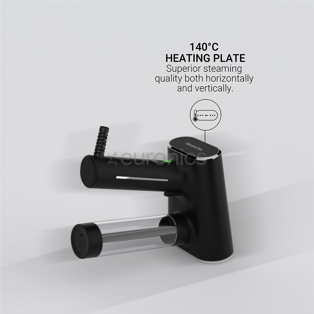 SteamOne Karl 2, 2000 W, melna - Rokas apģērbu tvaicētājs