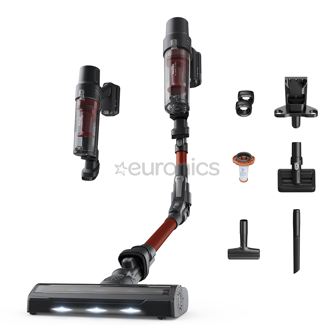 Tefal X-PERT 7.60 Flex Animal model, sarkana - Bezvadu putekļu sūcējs