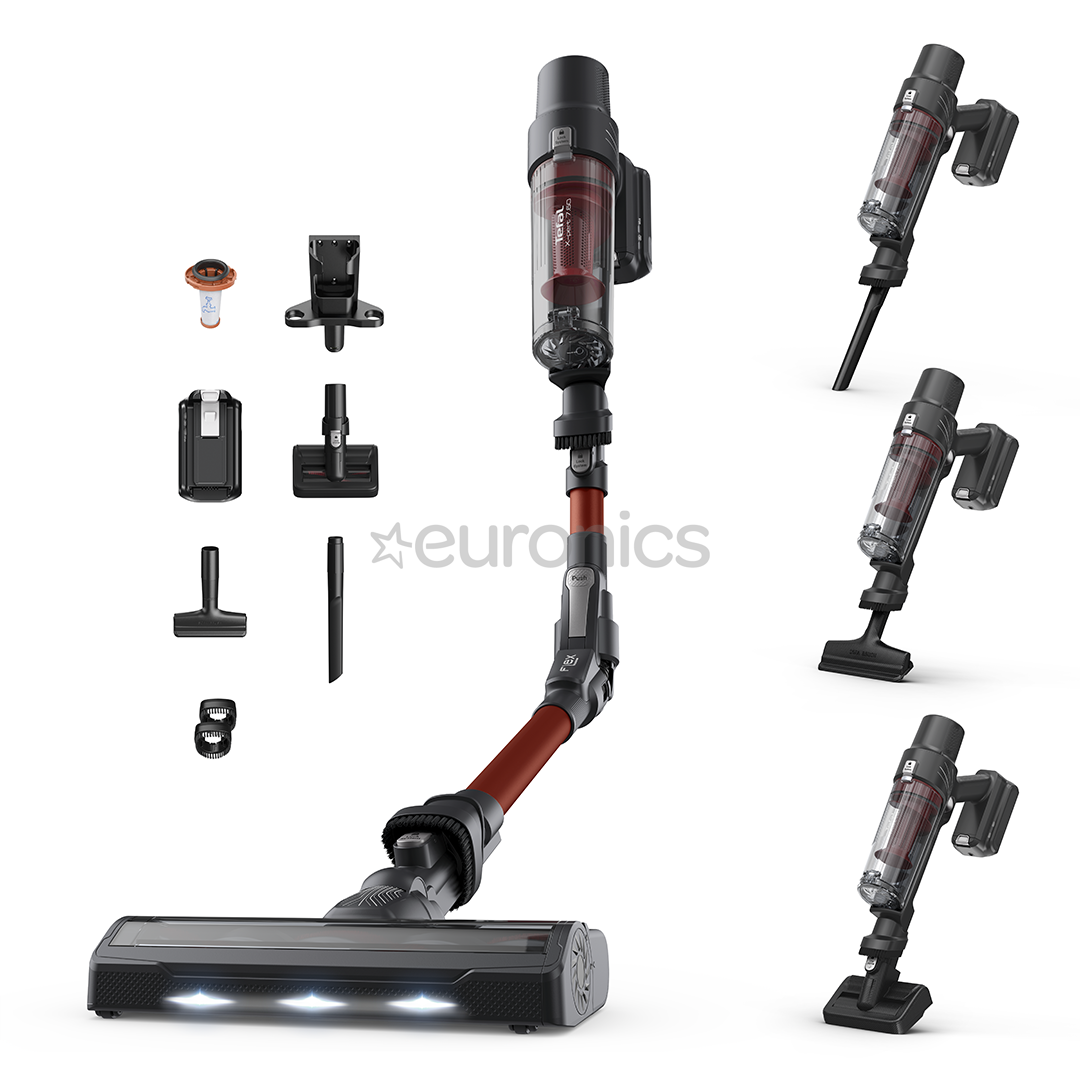 Tefal X-PERT 7.60 Flex Animal model, sarkana - Bezvadu putekļu sūcējs