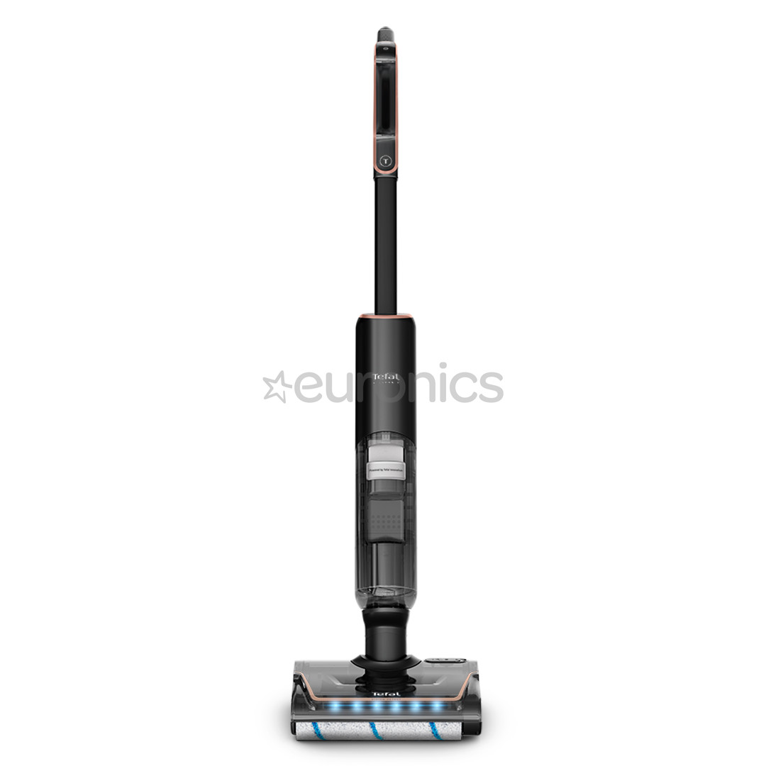 Tefal X-Clean 7, mitrā tīrīšana, melna/zelta - Bezvadu cieto grīdu tīrītājs