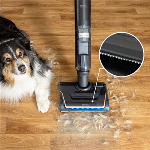 Tefal X-Clean 7, mitrā tīrīšana, melna/zelta - Bezvadu cieto grīdu tīrītājs