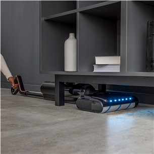 Tefal X-Clean 7, mitrā tīrīšana, melna/zelta - Bezvadu cieto grīdu tīrītājs