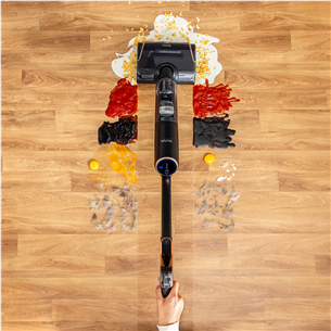 Tefal X-Clean 7, влажная уборка, черный/золотистый - Беспроводной пылесос для твердых полов