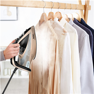 Tefal Ultimate Pure, 3200 W, black/golden - Steam iron