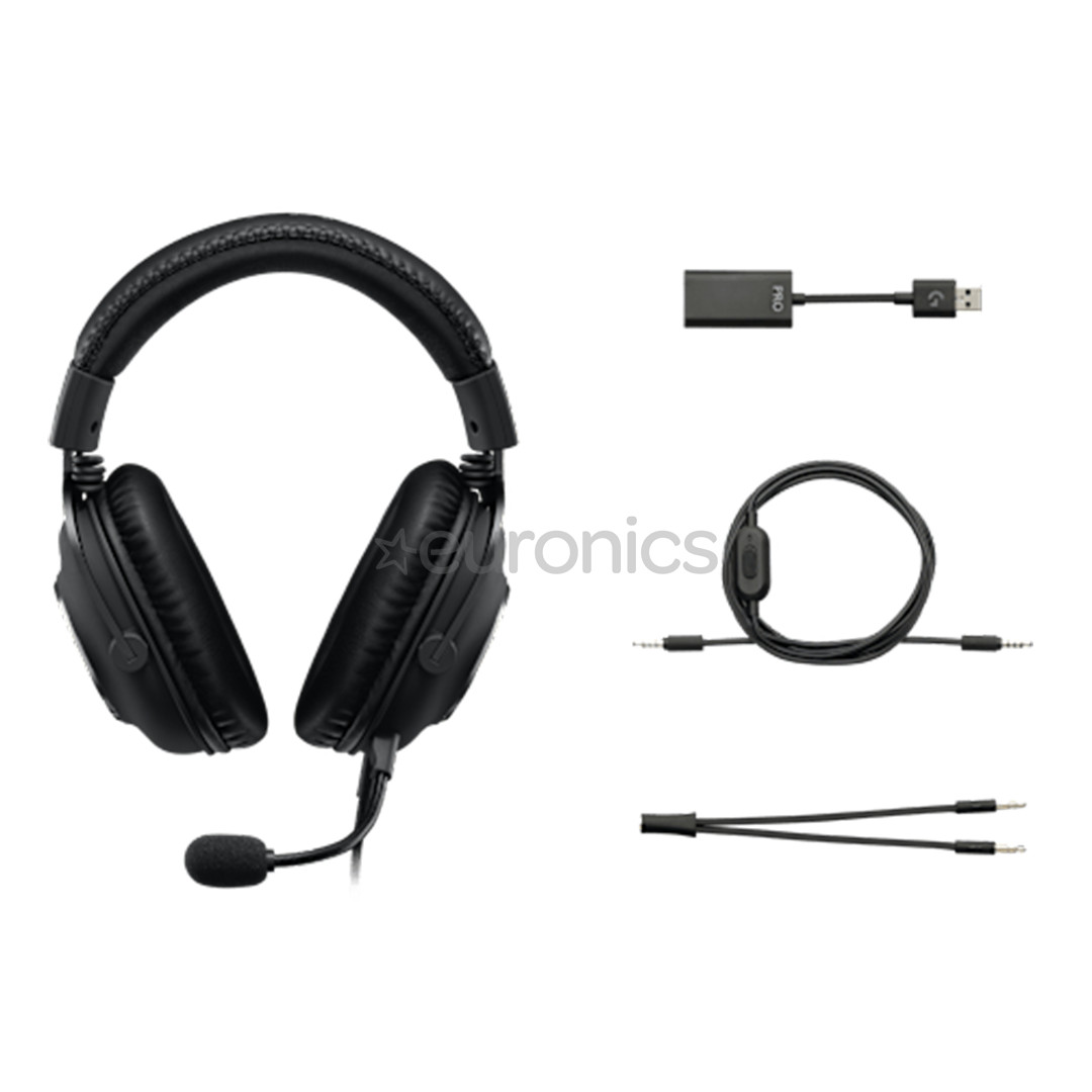 Logitech PRO X SE, melna - Austiņas ar mikrofonu