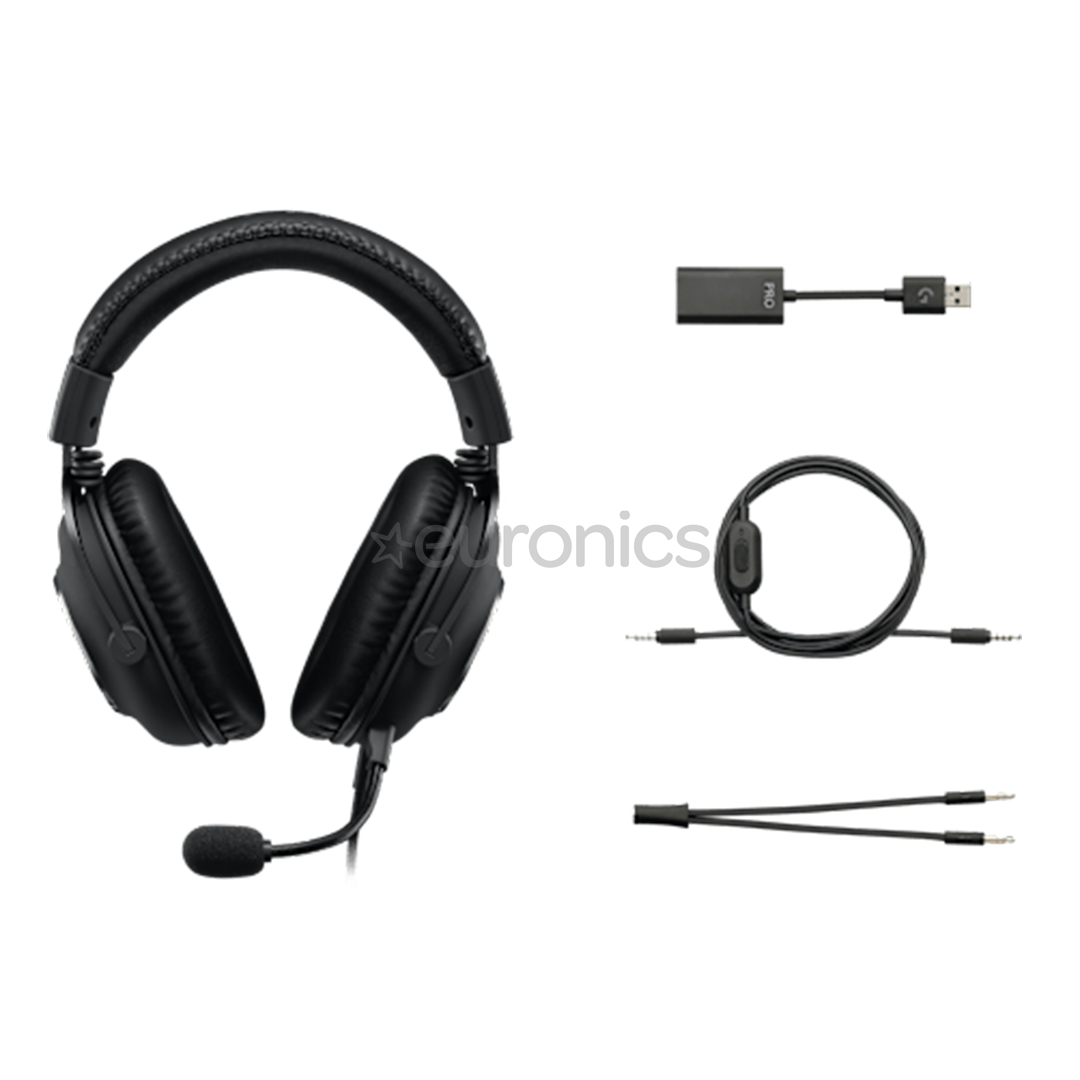 Logitech PRO X SE, melna - Austiņas ar mikrofonu