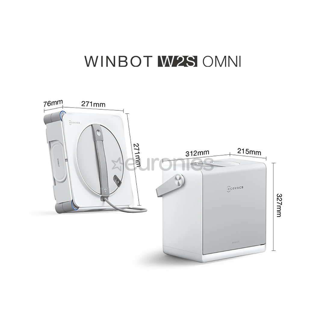 Ecovacs Winbot W2S Omni, white - Window cleaning robot