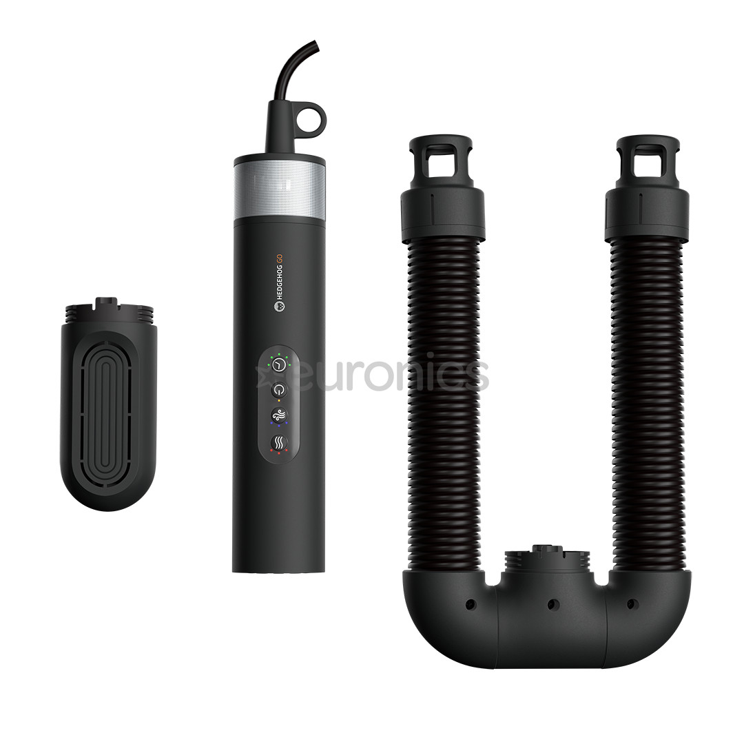 Hedgehog GO, melna - Apavu žāvētājs