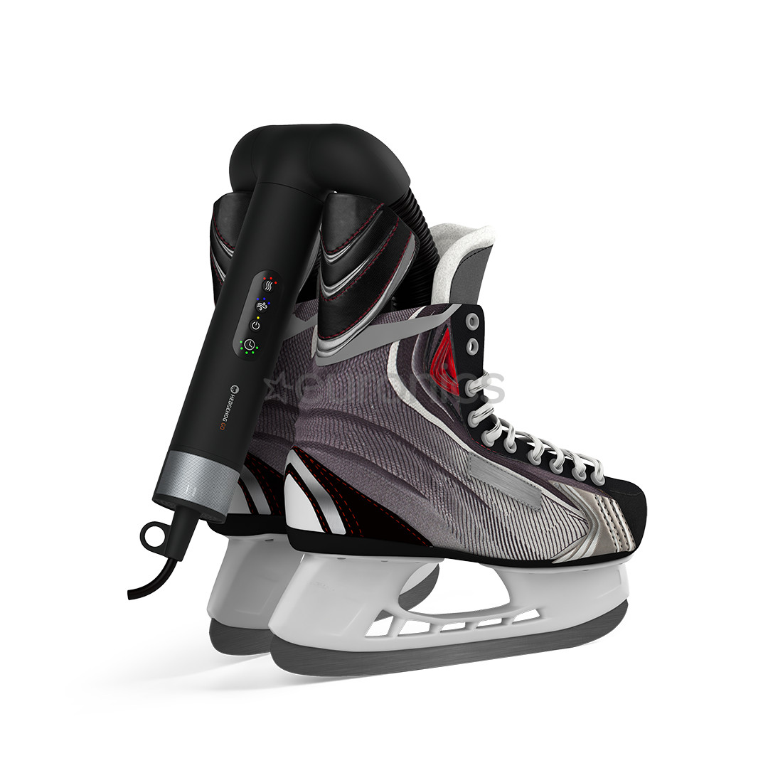 Hedgehog GO, melna - Apavu žāvētājs