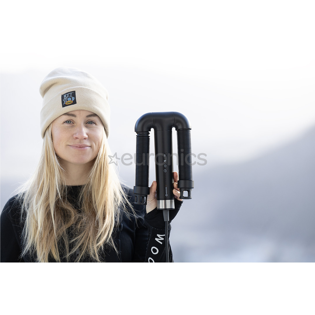 Hedgehog GO, melna - Apavu žāvētājs