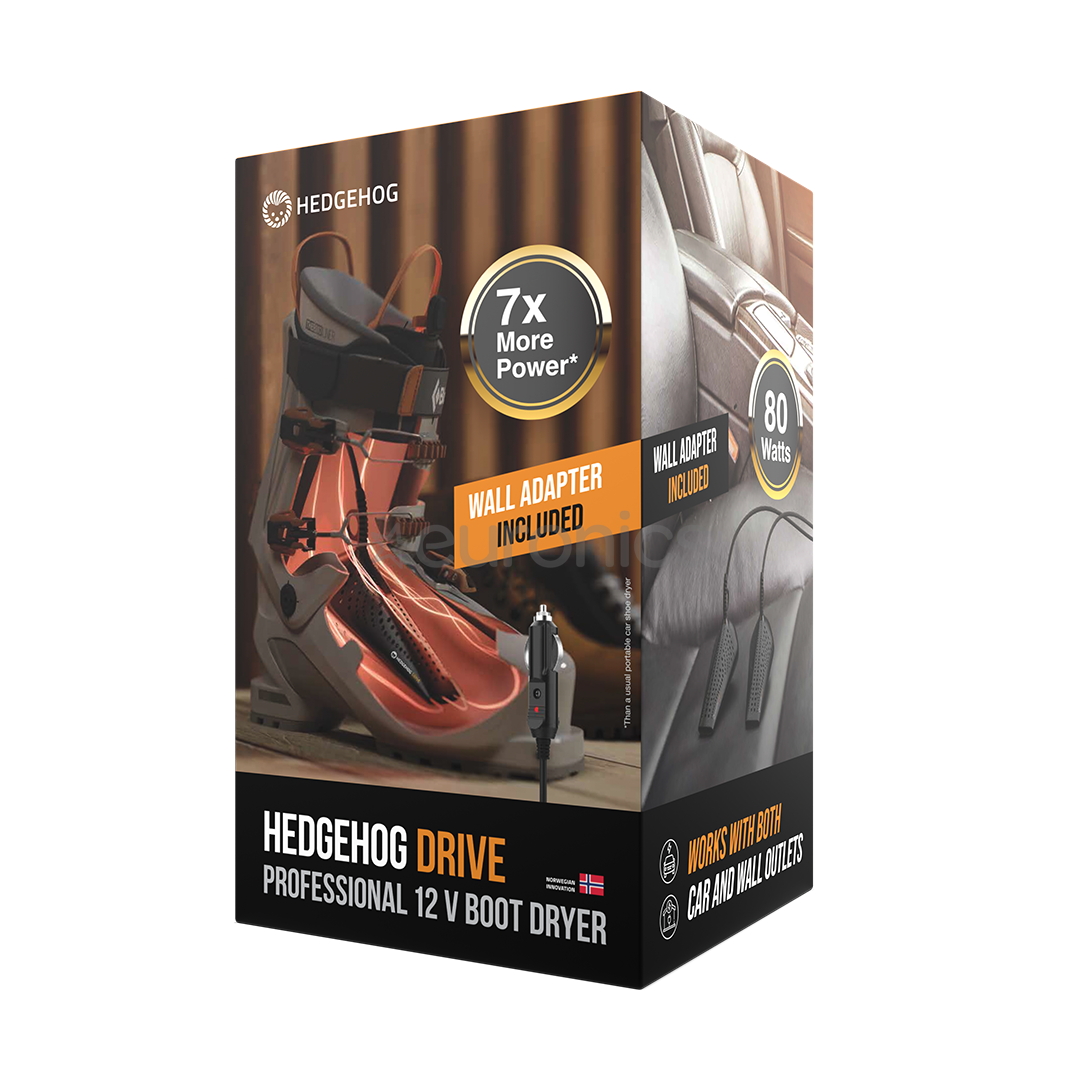 Hedgehog Drive, черный - Сушилка для обуви