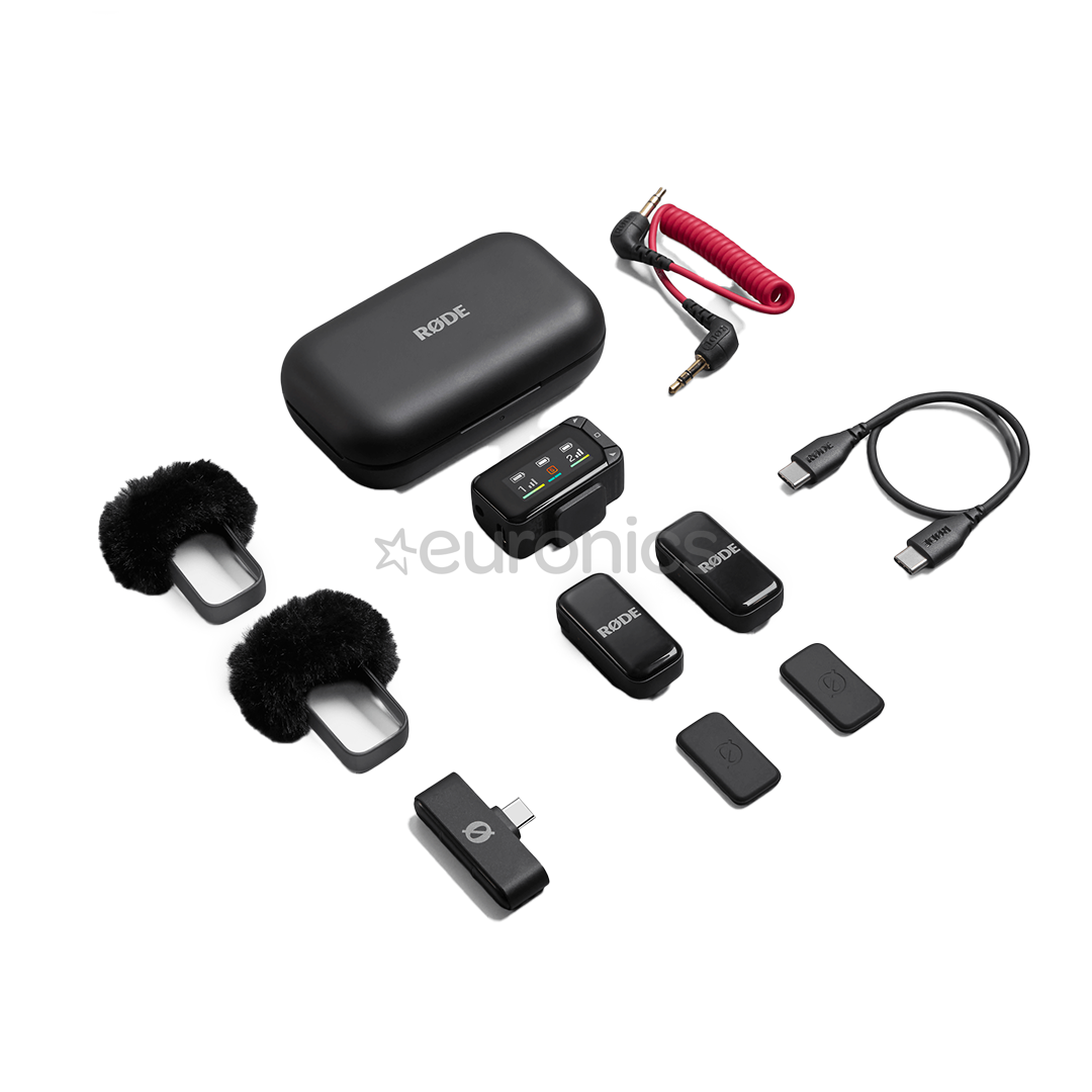 RODE Wireless Micro Camera Kit, USB-C, black - Wireless microphone