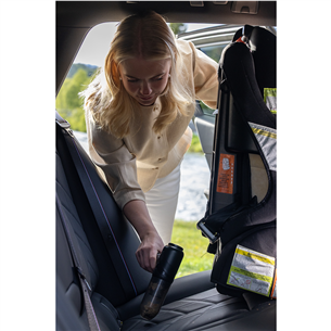 Hedgehog Turbovac, melna - Rokas putekļu sūcējs