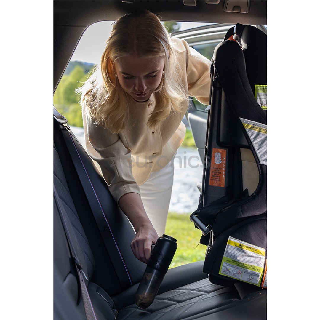 Hedgehog Turbovac, melna - Rokas putekļu sūcējs