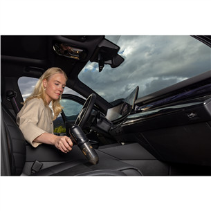 Hedgehog Turbovac, melna - Rokas putekļu sūcējs