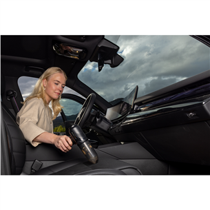 Hedgehog Turbovac, melna - Rokas putekļu sūcējs