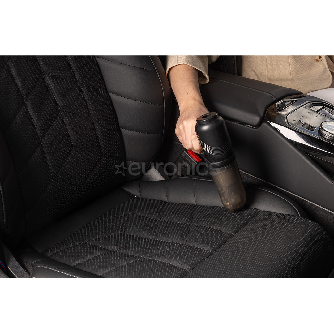 Hedgehog Turbovac, melna - Rokas putekļu sūcējs