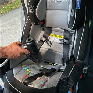 Hedgehog Turbovac, melna - Rokas putekļu sūcējs