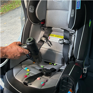 Hedgehog Turbovac, melna - Rokas putekļu sūcējs