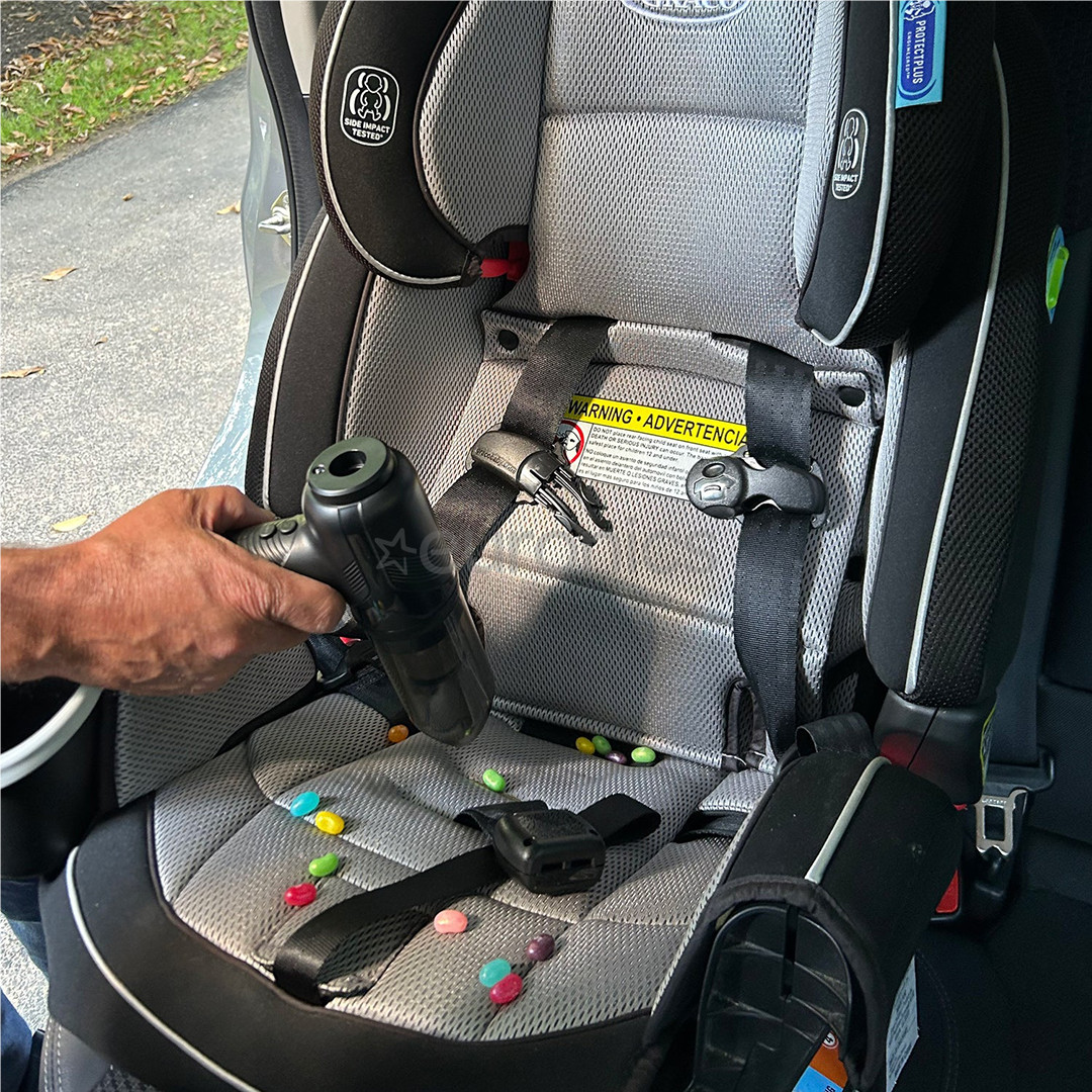 Hedgehog Turbovac, melna - Rokas putekļu sūcējs