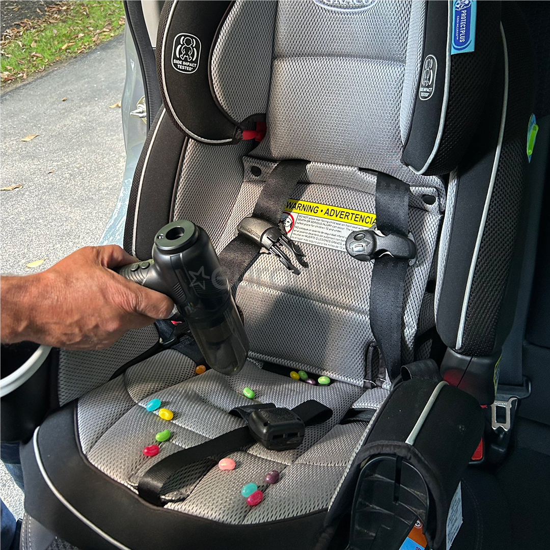 Hedgehog Turbovac, melna - Rokas putekļu sūcējs