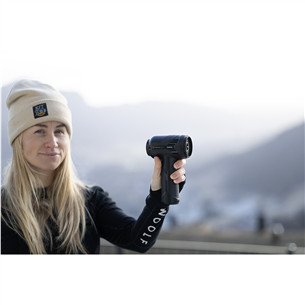 Hedgehog Turbovac, melna - Rokas putekļu sūcējs