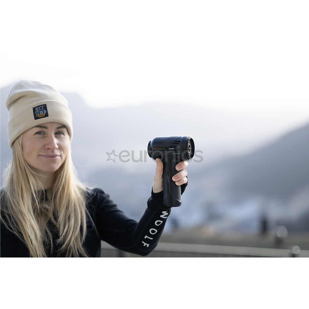 Hedgehog Turbovac, melna - Rokas putekļu sūcējs