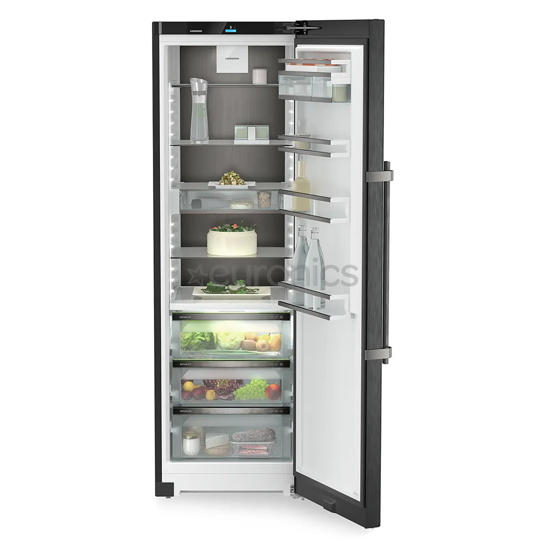 Liebherr Prime BioFresh, 387 L, height 186 cm, black stainless steel - Cooler