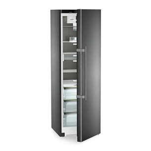 Liebherr Prime BioFresh, 387 л, высота 186 см, черная нерж. сталь - Холодильный шкаф