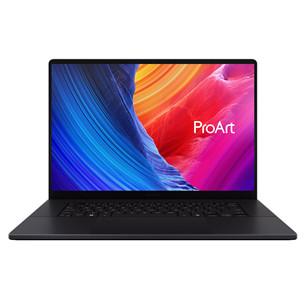 Asus ProArt P16 , 16'', 3K, OLED, 120 Hz, Ryzen AI 9, 64 GB, 2 TB, RTX 5070, W11P, ENG, melna - Portatīvais dators H7606WP-RJ079X
