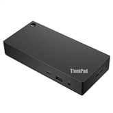 Lenovo ThinkPad Universal USB-C Dock, melna - Portatīvā datora dokstacija