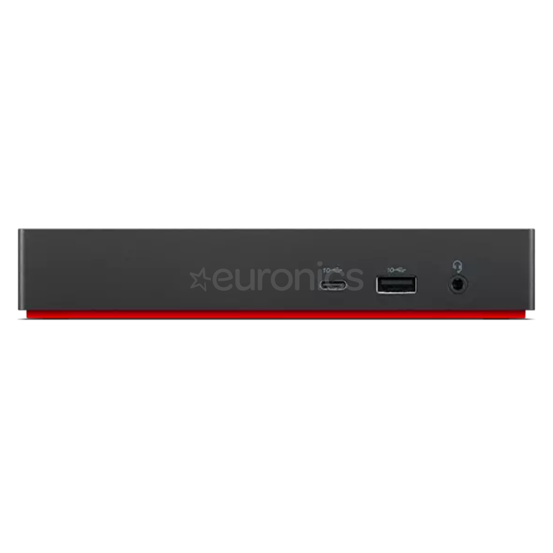 Lenovo ThinkPad Universal USB-C Dock, melna - Portatīvā datora dokstacija