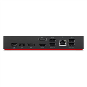 Lenovo ThinkPad Universal USB-C Dock, melna - Portatīvā datora dokstacija