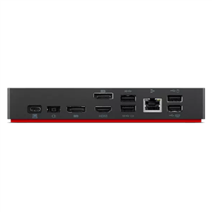 Lenovo ThinkPad Universal USB-C Dock, melna - Portatīvā datora dokstacija