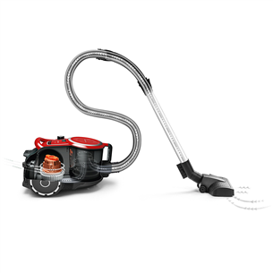 Bosch, Series 6, ProAnimal, 700 W, bez maisiņa, sarkana - Putekļu sūcējs