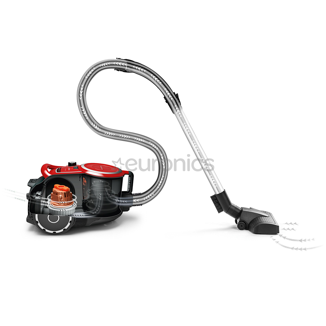 Bosch, Series 6, ProAnimal, 700 W, bez maisiņa, sarkana - Putekļu sūcējs