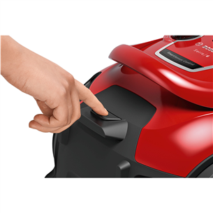 Bosch, Series 6, ProAnimal, 700 W, bez maisiņa, sarkana - Putekļu sūcējs