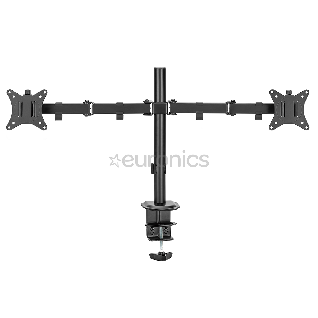Deltaco Dual Desk Mount, 13-32'', black - Monitor stand