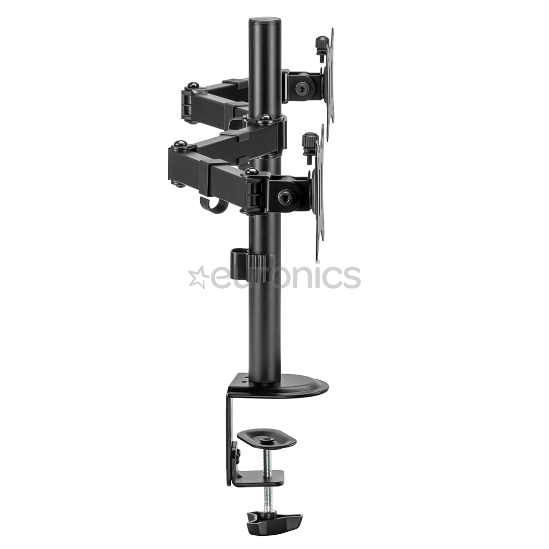 Deltaco Dual Desk Mount, 13-32'', black - Monitor stand
