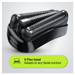 Braun Series 3 Shave & Style, Wet & Dry, zila - Skuveklis