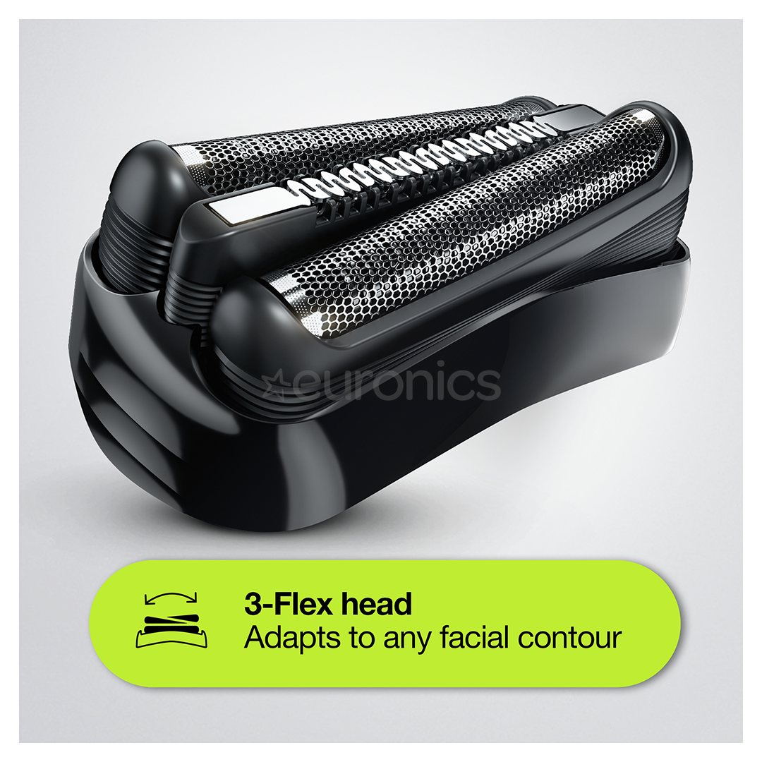 Braun Series 3 Shave & Style, Wet & Dry, zila - Skuveklis