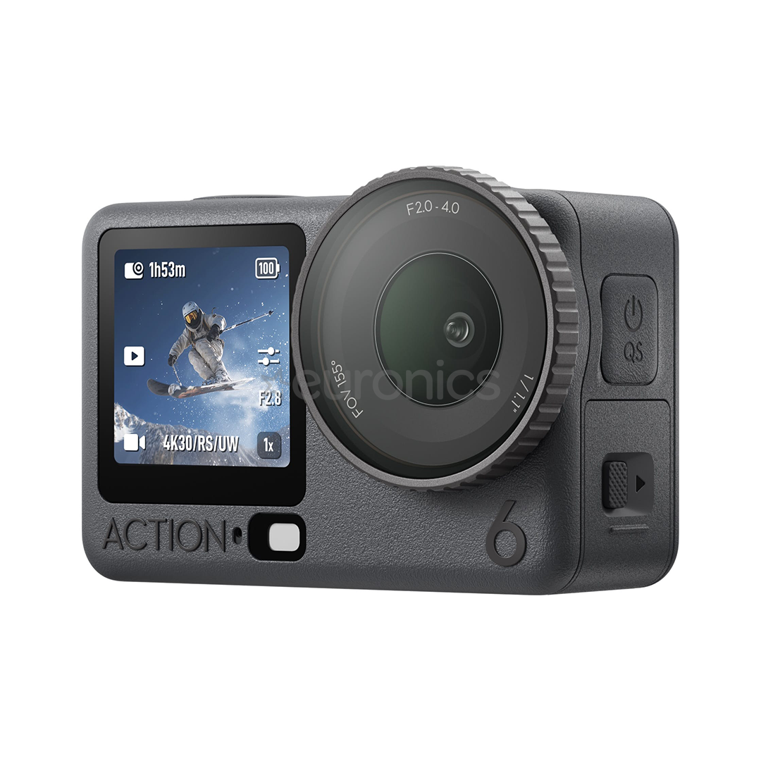 Dji Osmo Action 6, Adventure bundle, black - Action camera