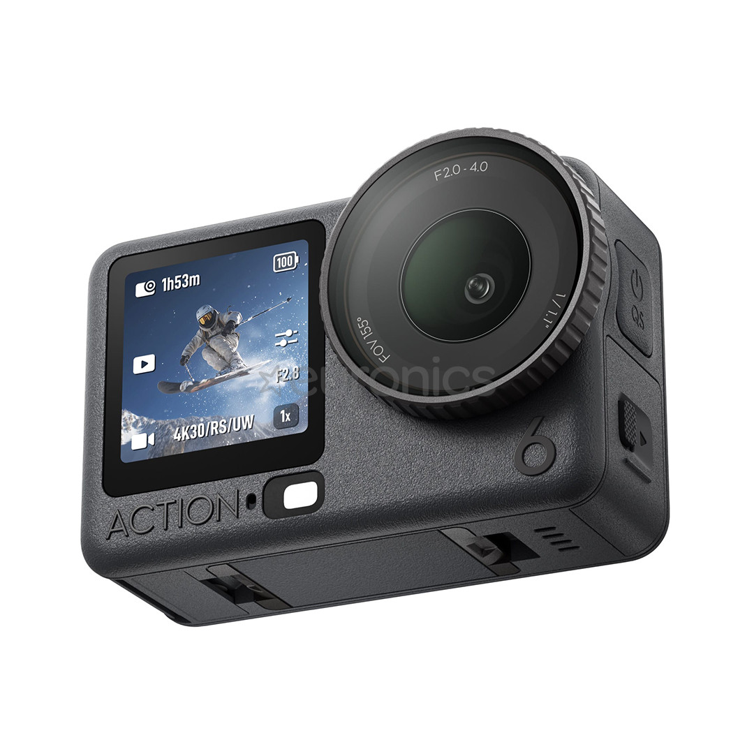Dji Osmo Action 6, Adventure bundle, black - Action camera