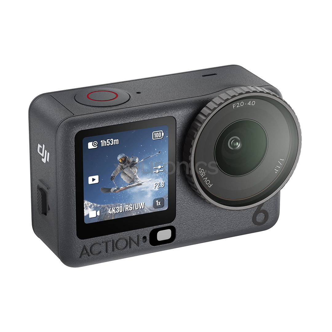 Dji Osmo Action 6, Adventure bundle, black - Action camera
