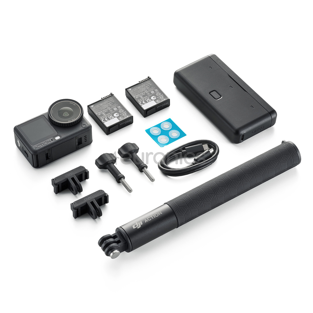 Dji Osmo Action 6, Adventure bundle, black - Action camera