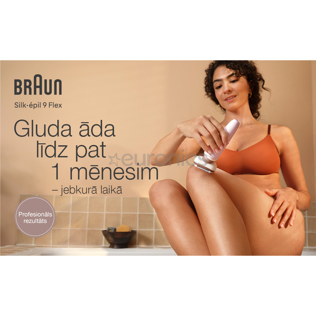 Braun Silk epil 9 Flex, balta - Epilators