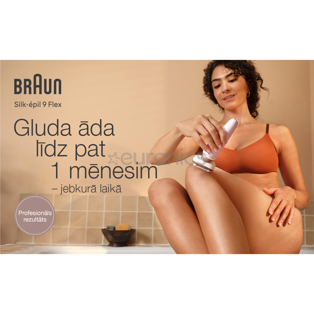Braun Silk epil 9 Flex, balta - Epilators