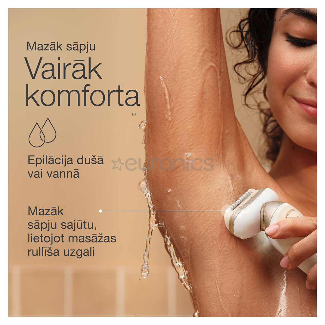 Braun Silk epil 9 Flex, balta - Epilators