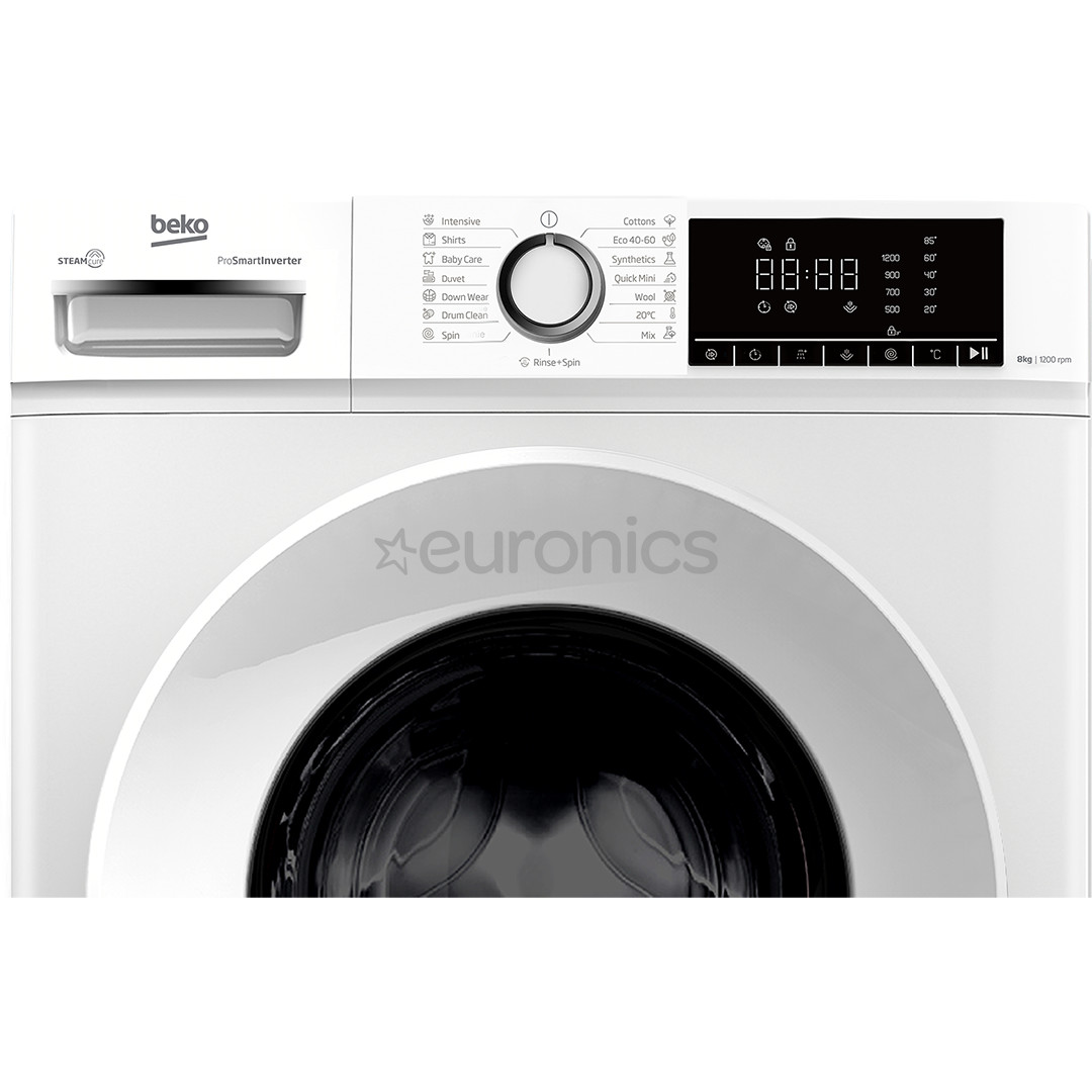 Beko, 8 kg, depth 52 cm, 1200 rpm- Front load washing machine